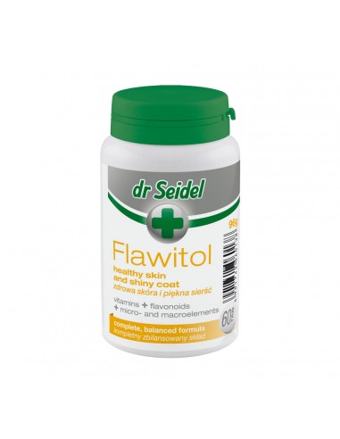 DR SEIDEL Flawitol zdrowa skóra i piękna sierść - 60 tabletek
