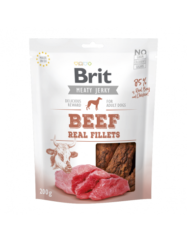 BRIT Meaty Jerky Beef Real Fillets