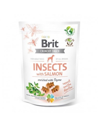BRIT CARE Crunchy Cracker Insect & Salmon 200g