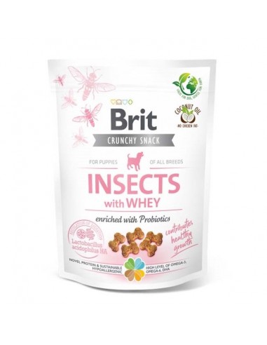 BRIT CARE Crunchy Cracker Puppy Insect & Whey 200g