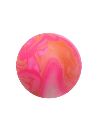 SUM PLAST Piłka 8cm - pomarańczowo-różowa