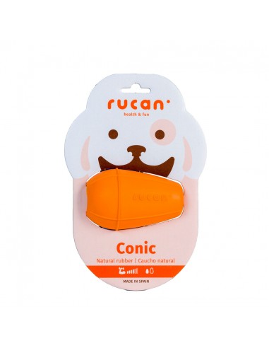RUCAN Zabawka na przysmaki Conic M - pomarańczowa