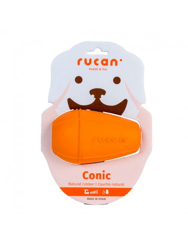 RUCAN Zabawka na przysmaki Conic L - pomarańczowa