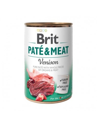 BRIT PATE & MEAT Dziczyzna 400g
