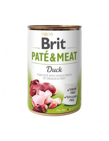 BRIT PATE & MEAT Kaczka 400g